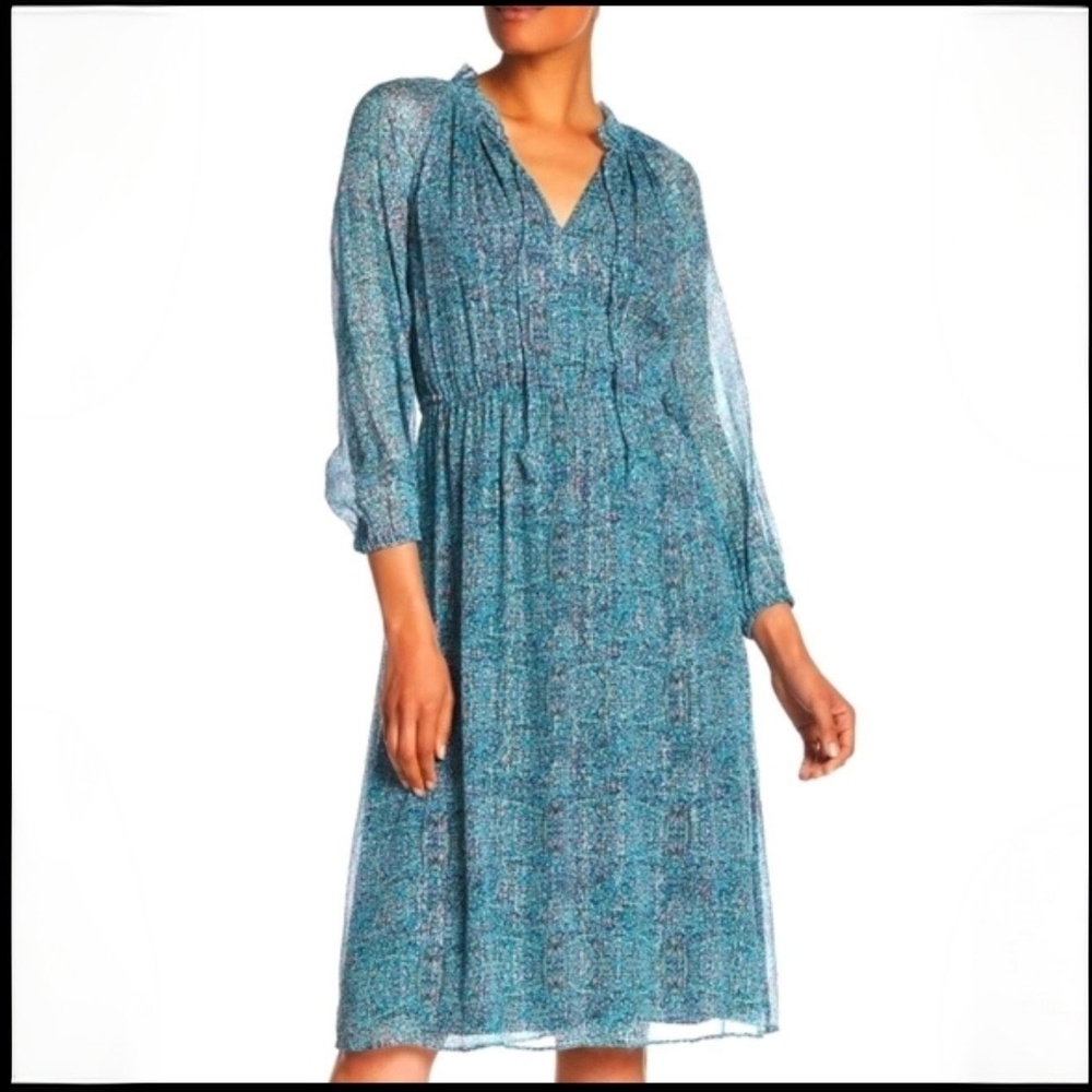 Rebecca Taylor Minnie Floral Women's Silk Dress